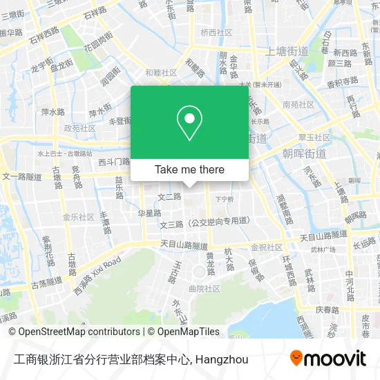 工商银浙江省分行营业部档案中心 map