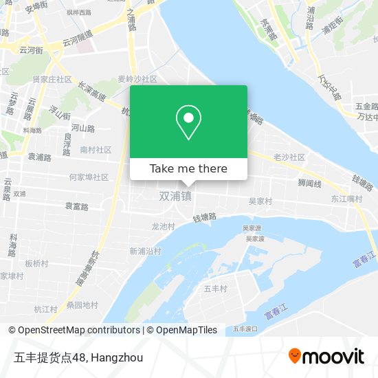 五丰提货点48 map