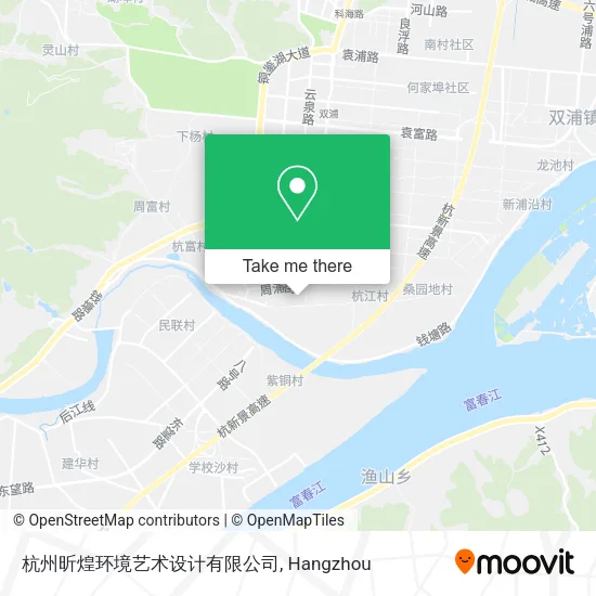 杭州昕煌环境艺术设计有限公司 map