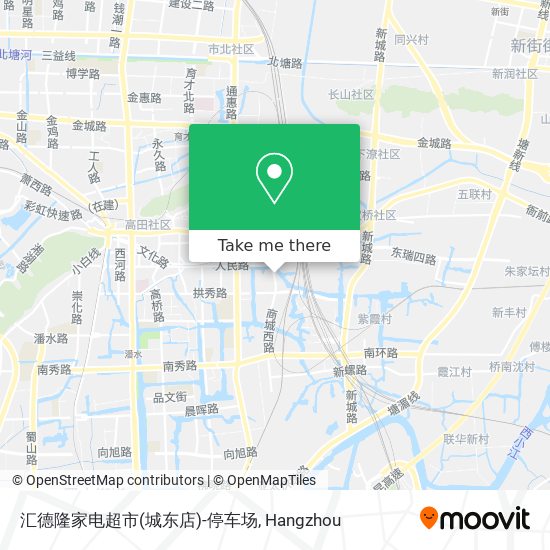汇德隆家电超市(城东店)-停车场 map