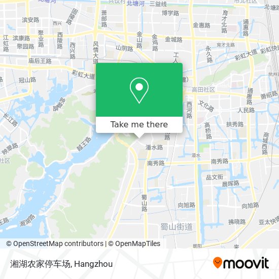湘湖农家停车场 map