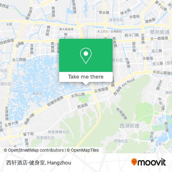西轩酒店-健身室 map