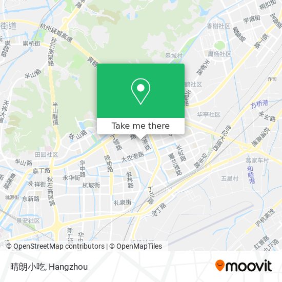 晴朗小吃 map