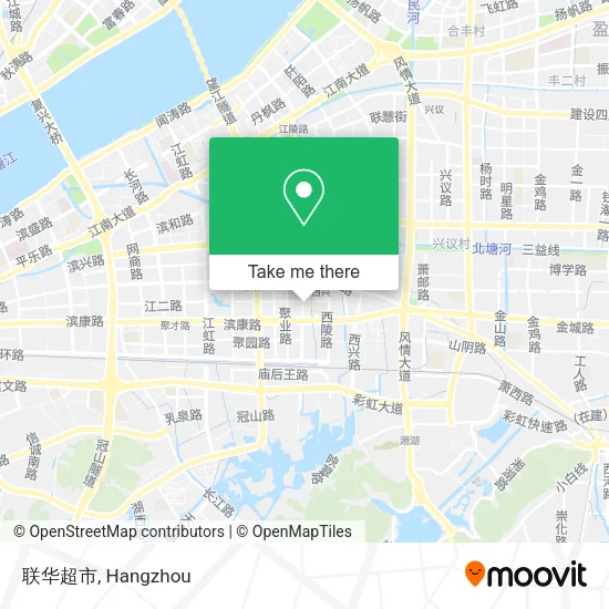联华超市 map