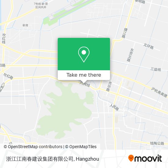 浙江江南春建设集团有限公司 map