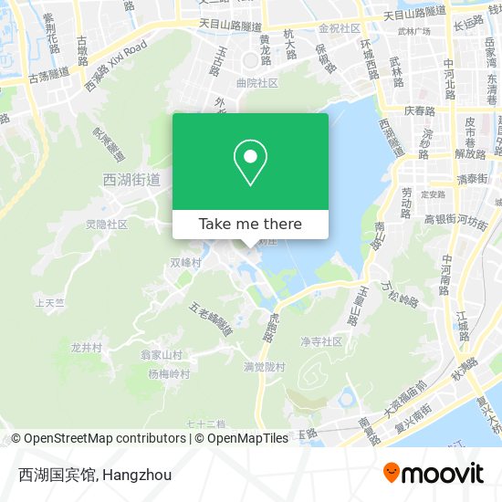 西湖国宾馆 map
