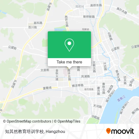 知其然教育培训学校 map