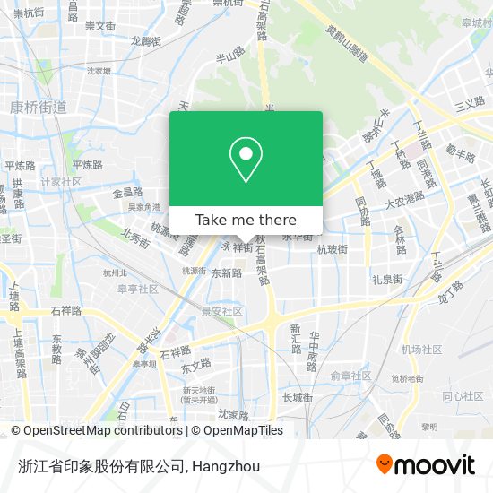 浙江省印象股份有限公司 map