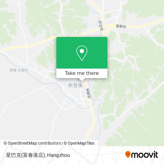 星巴克(富春港店) map
