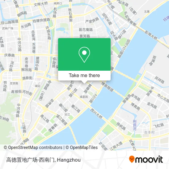 高德置地广场-西南门 map