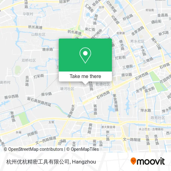 杭州优杭精密工具有限公司 map