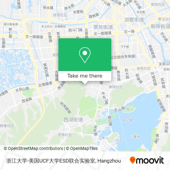 浙江大学-美国UCF大学ESD联合实验室 map