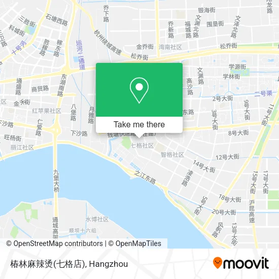 椿林麻辣烫(七格店) map