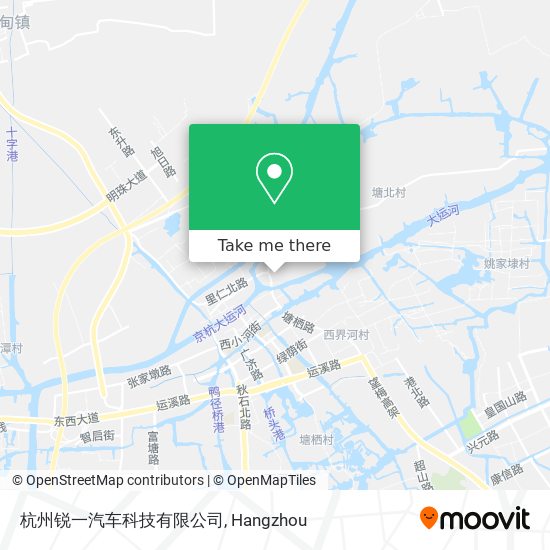 杭州锐一汽车科技有限公司 map