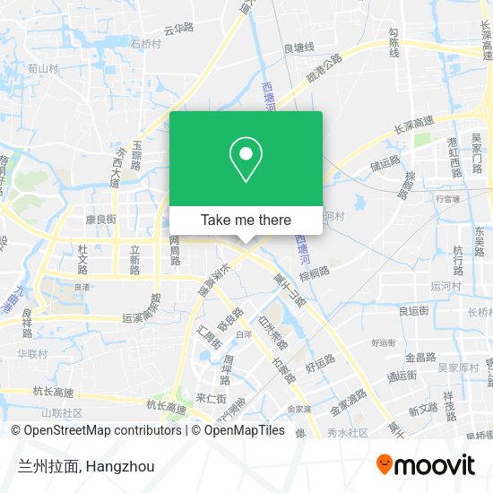 兰州拉面 map