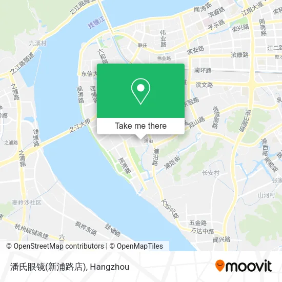 潘氏眼镜(新浦路店) map