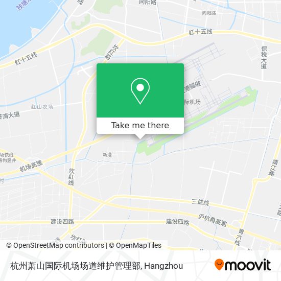 杭州萧山国际机场场道维护管理部 map