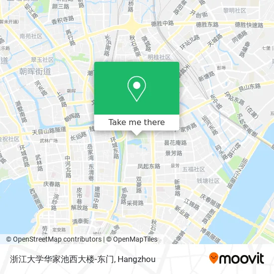 浙江大学华家池西大楼-东门 map