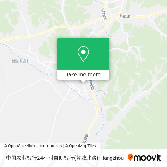 中国农业银行24小时自助银行(登城北路) map