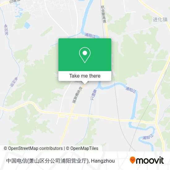 中国电信(萧山区分公司浦阳营业厅) map