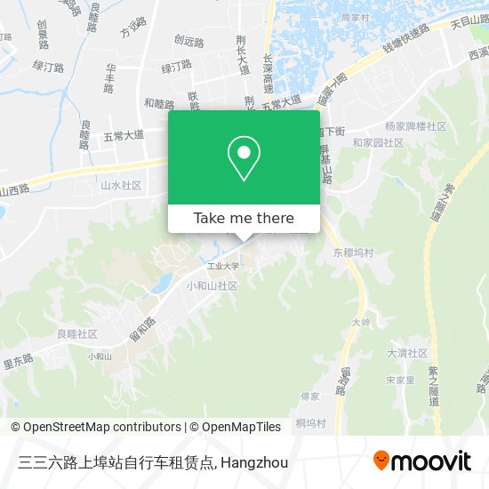 三三六路上埠站自行车租赁点 map