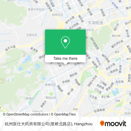 杭州医仕大药房有限公司(星桥北路店) map