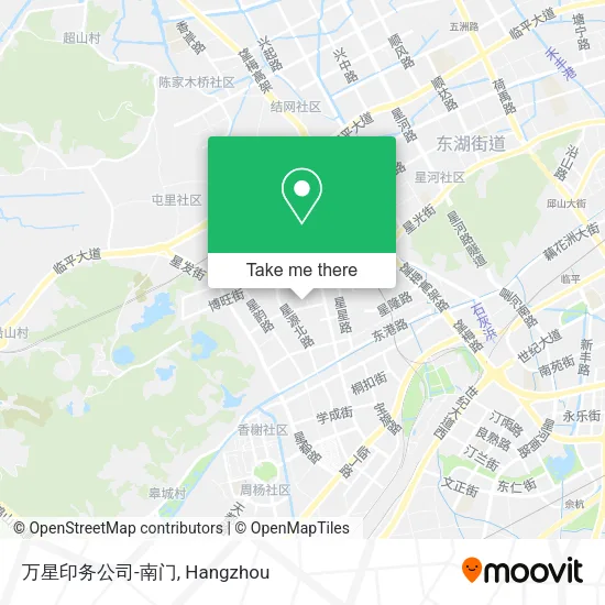 万星印务公司-南门 map