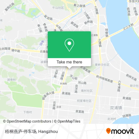 梧桐燕庐-停车场 map