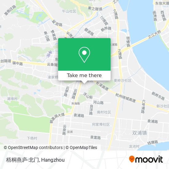 梧桐燕庐-北门 map