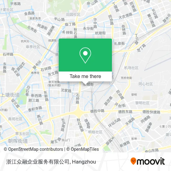 浙江众融企业服务有限公司 map