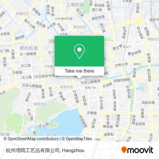 杭州増阔工艺品有限公司 map