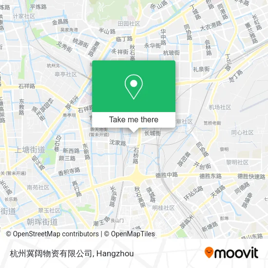杭州冀阔物资有限公司 map