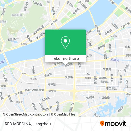 RED MREGINA map