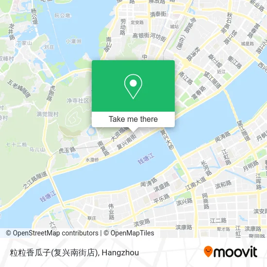 粒粒香瓜子(复兴南街店) map