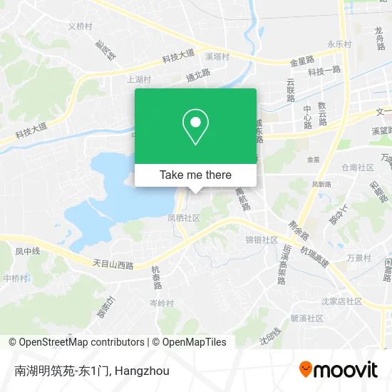 南湖明筑苑-东1门 map