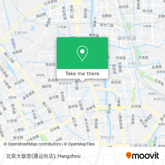 北宸大饭堂(通运街店) map