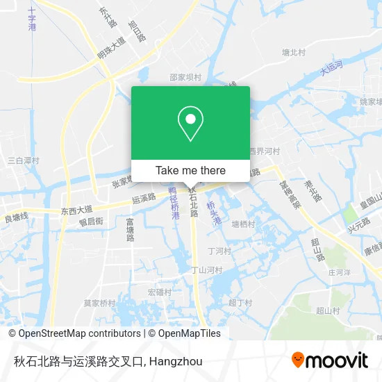秋石北路与运溪路交叉口 map