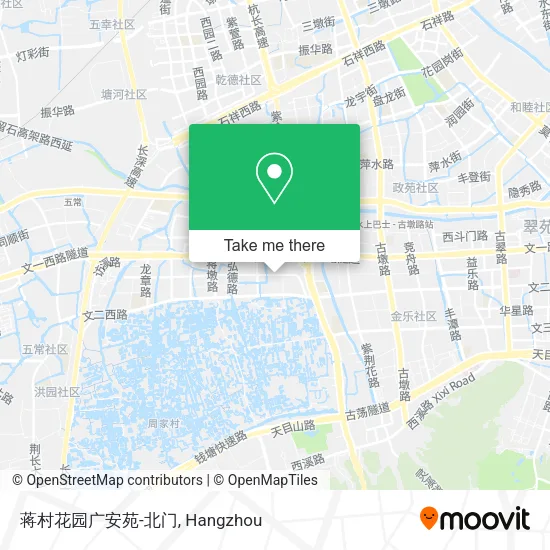 蒋村花园广安苑-北门 map