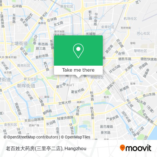 老百姓大药房(三里亭二店) map