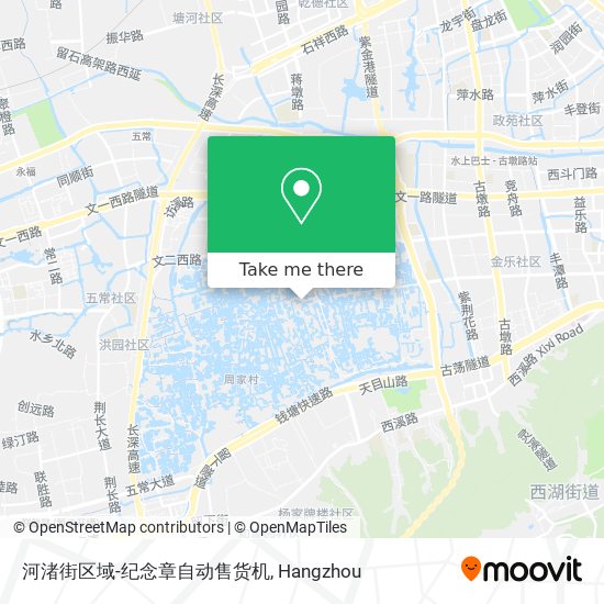 河渚街区域-纪念章自动售货机 map