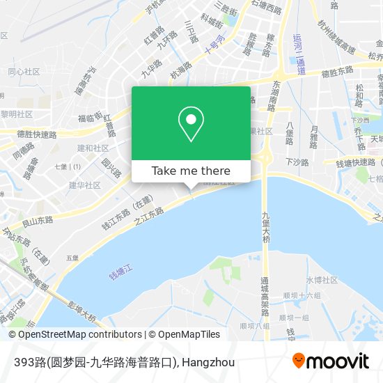 393路(圆梦园-九华路海普路口) map