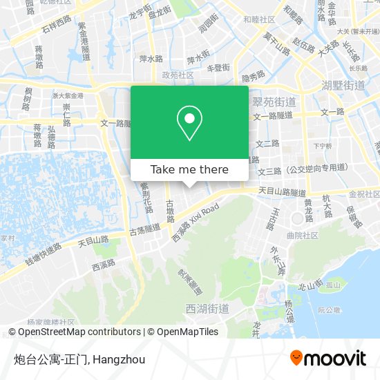 炮台公寓-正门 map