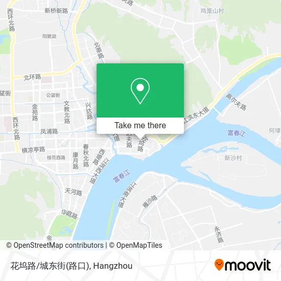 花坞路/城东街(路口) map