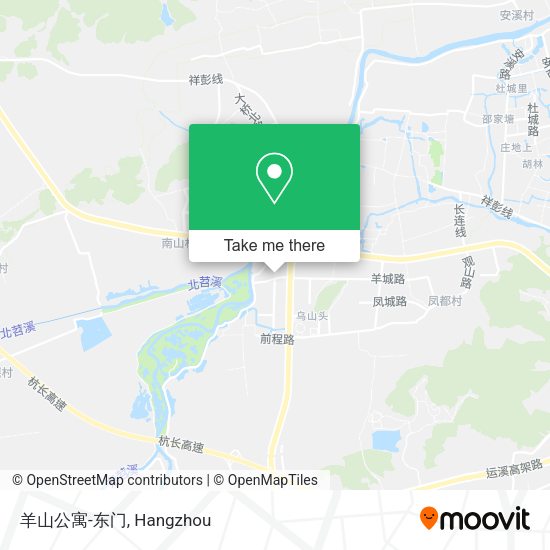羊山公寓-东门 map