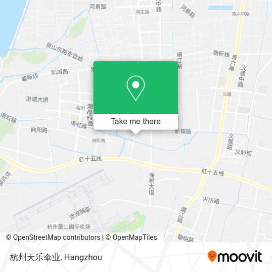 杭州天乐伞业 map