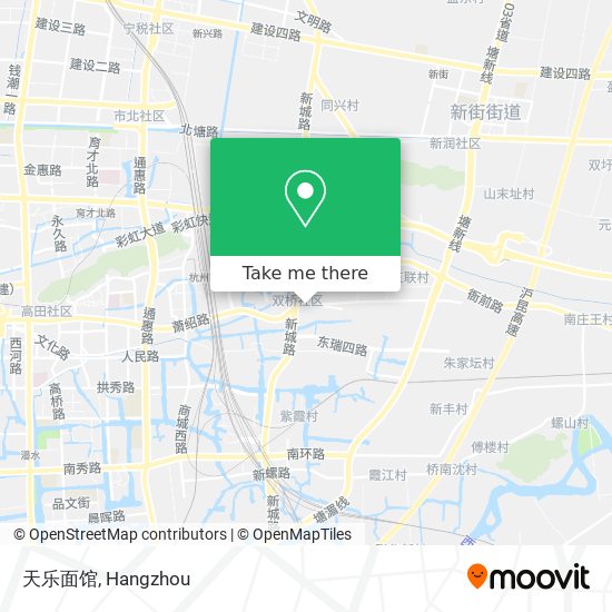 天乐面馆 map