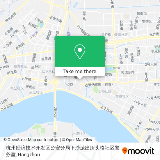 杭州经济技术开发区公安分局下沙派出所头格社区警务室 map