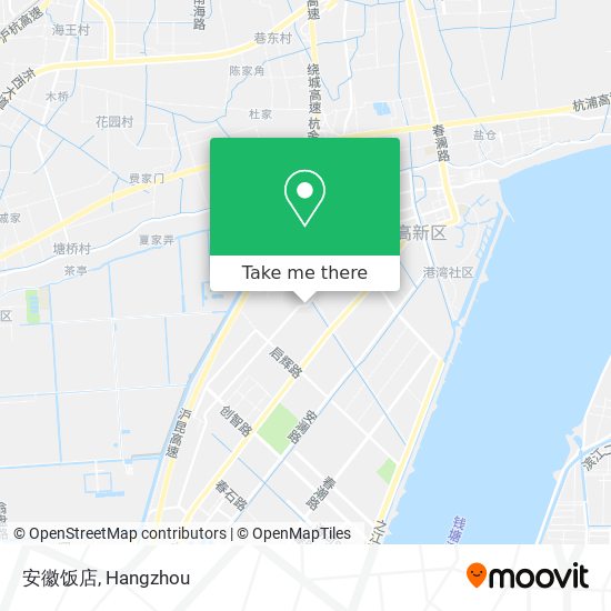 安徽饭店 map