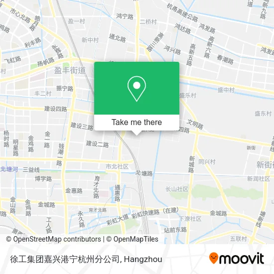 徐工集团嘉兴港宁杭州分公司 map