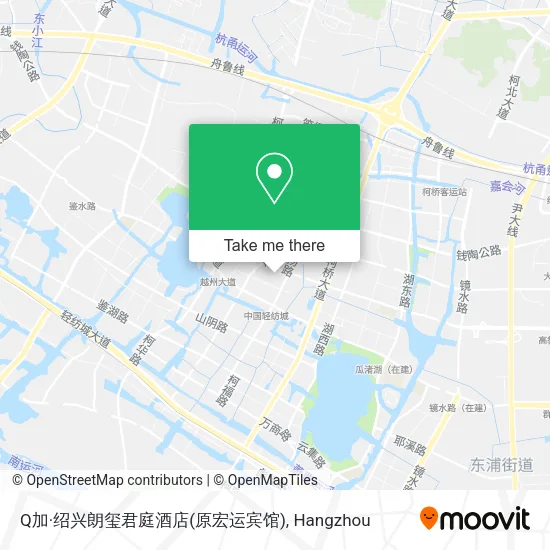 Q加·绍兴朗玺君庭酒店(原宏运宾馆) map